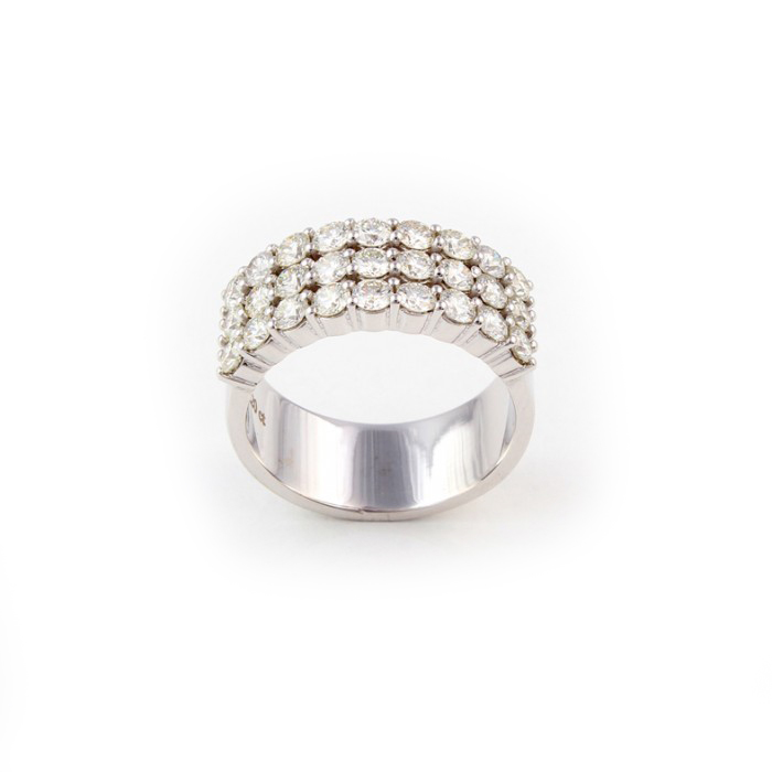 hvid guld Alliance ring med CT diamanter-gyldne øje smykker shop Alanya
