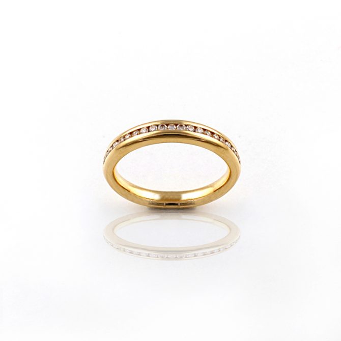 R024 Yellow gold Ring with 0.29ct Diamonds - Golden Eye Jewellery ...